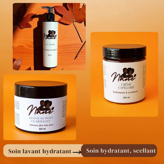 ROUTINE CAPILLAIRE HYDRATANTE COMPLÈTE EN 3 ÉTAPES